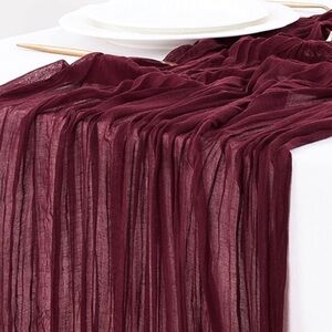 Cheesecloth Table Runner